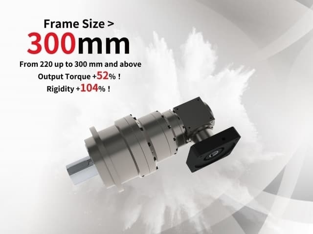 框号220、240 mm起，最大可达300 mm以上！行星减速机界的悍马